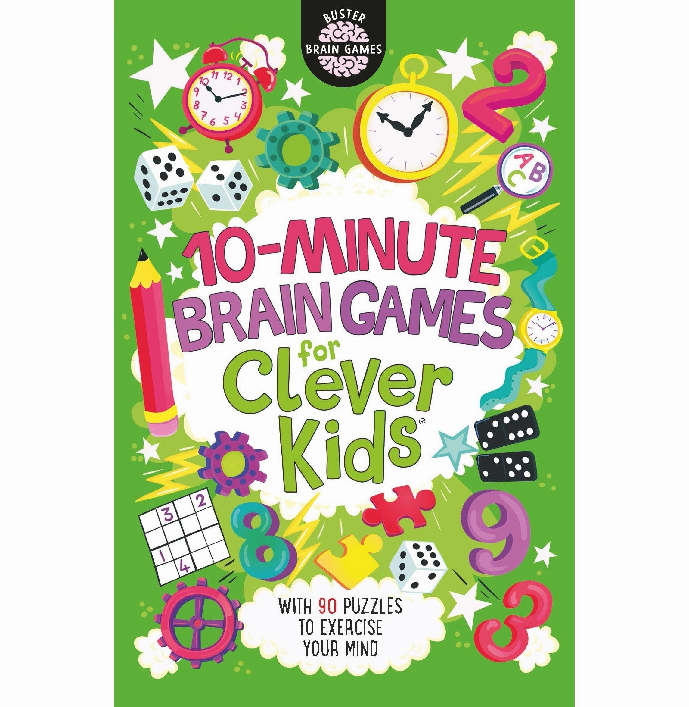 10:MINUTE BRAIN GAMES FOR CLEVER KIDS [Paperback] Moore Gareth