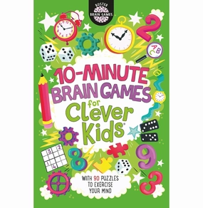10:MINUTE BRAIN GAMES FOR CLEVER KIDS [Paperback] Moore Gareth
