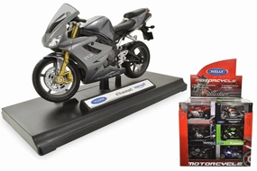 1:18 Die-cast Motorbike Scale Model Toys (Assorted Designs)