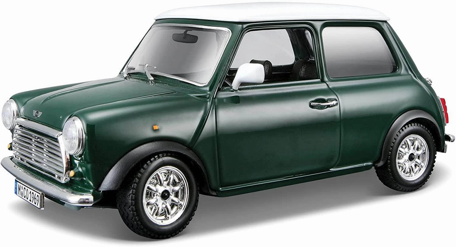 1/24 1969 Mini Cooper Diecast Metal Scale Model Car