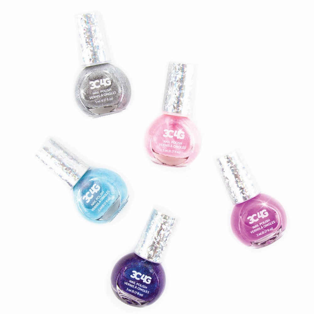 3C4G Holowave Vibrant Holographic Nail Polish Set - Multi-Color