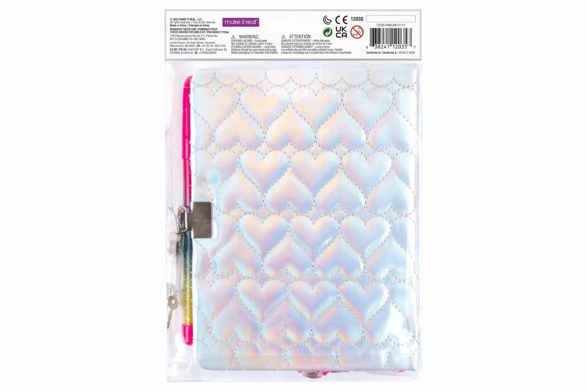3C4G Quilted Locking Journal And Pen