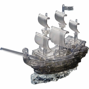 3D Crystal Puzzle: Black Pirate Ship