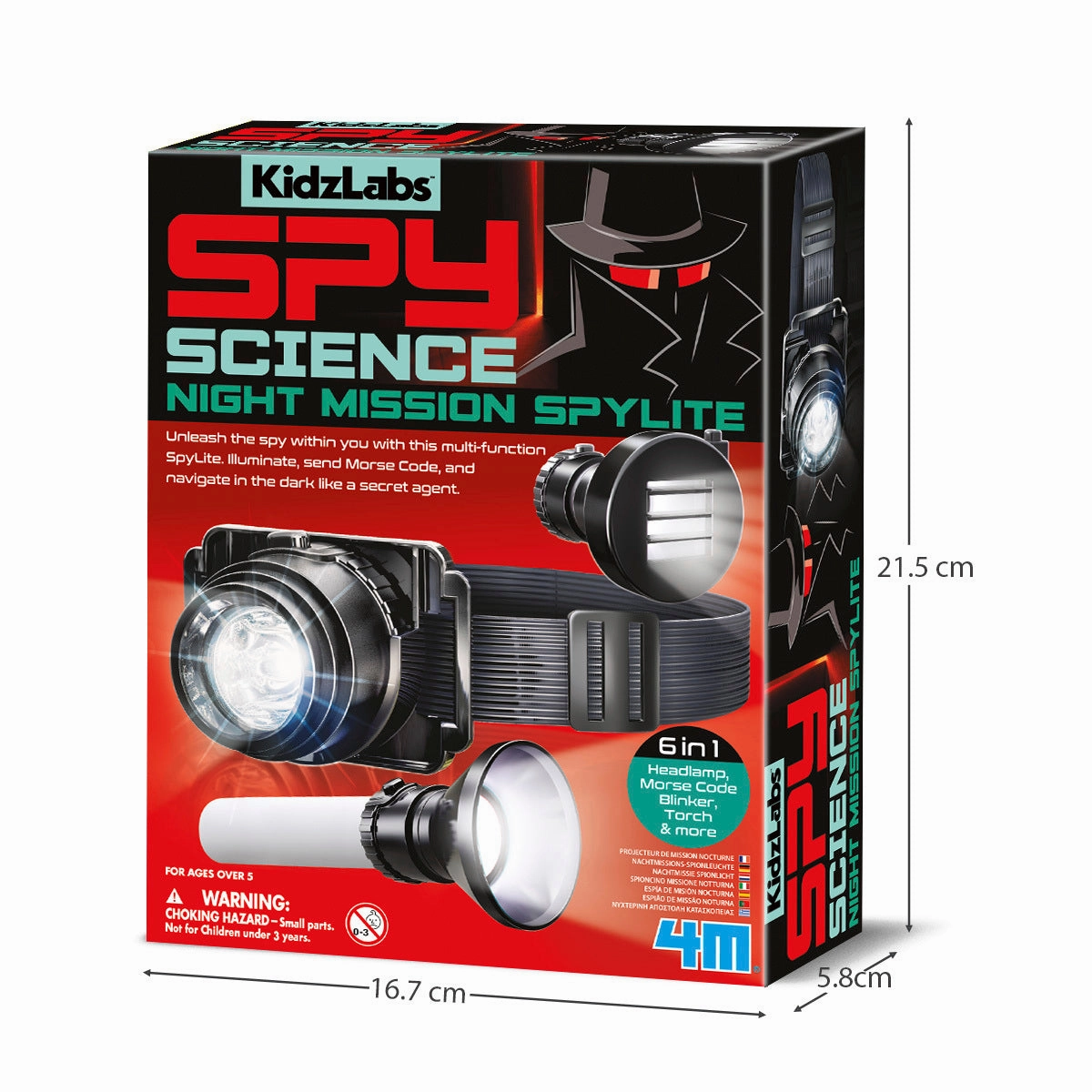 4M - Kidzlabs - Spy Science Night Mission Spylite