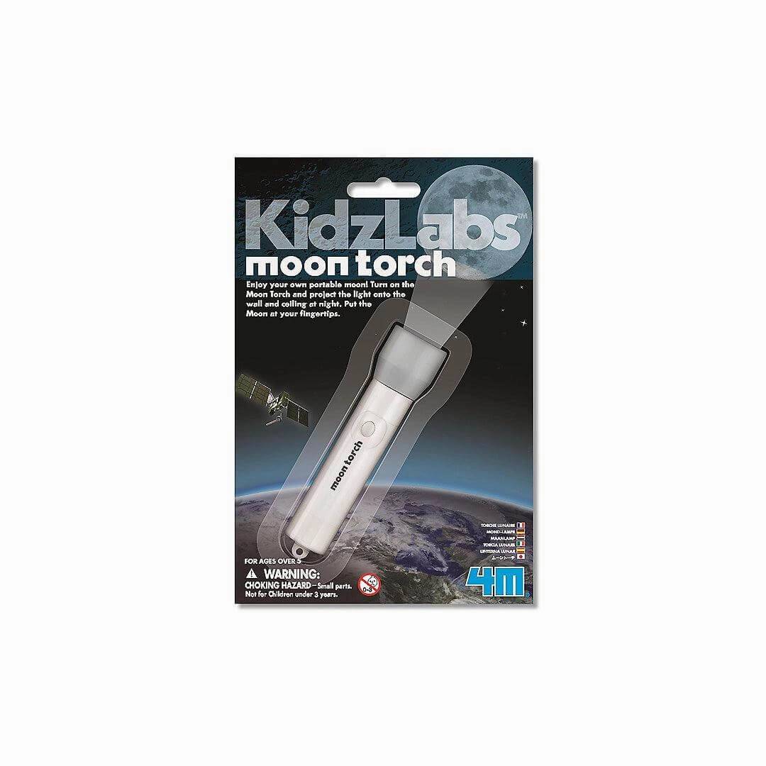 4M KidzLabs Moon Torch STEM Projection Toy for Children Ages 5 and Up