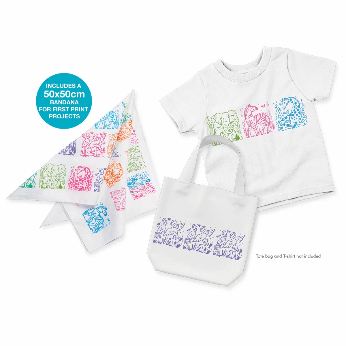 4M KidzMaker Easy to do Screen Printing Craft Kit for Ages 5 and Up