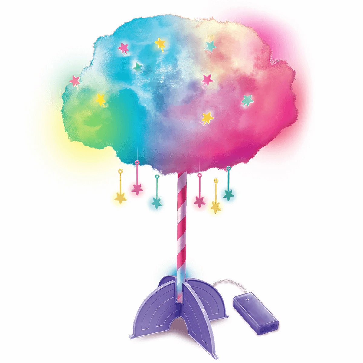 4M KidzMaker Make Your Own Fluffy Cloud Light Kit for Ages 5 and Up