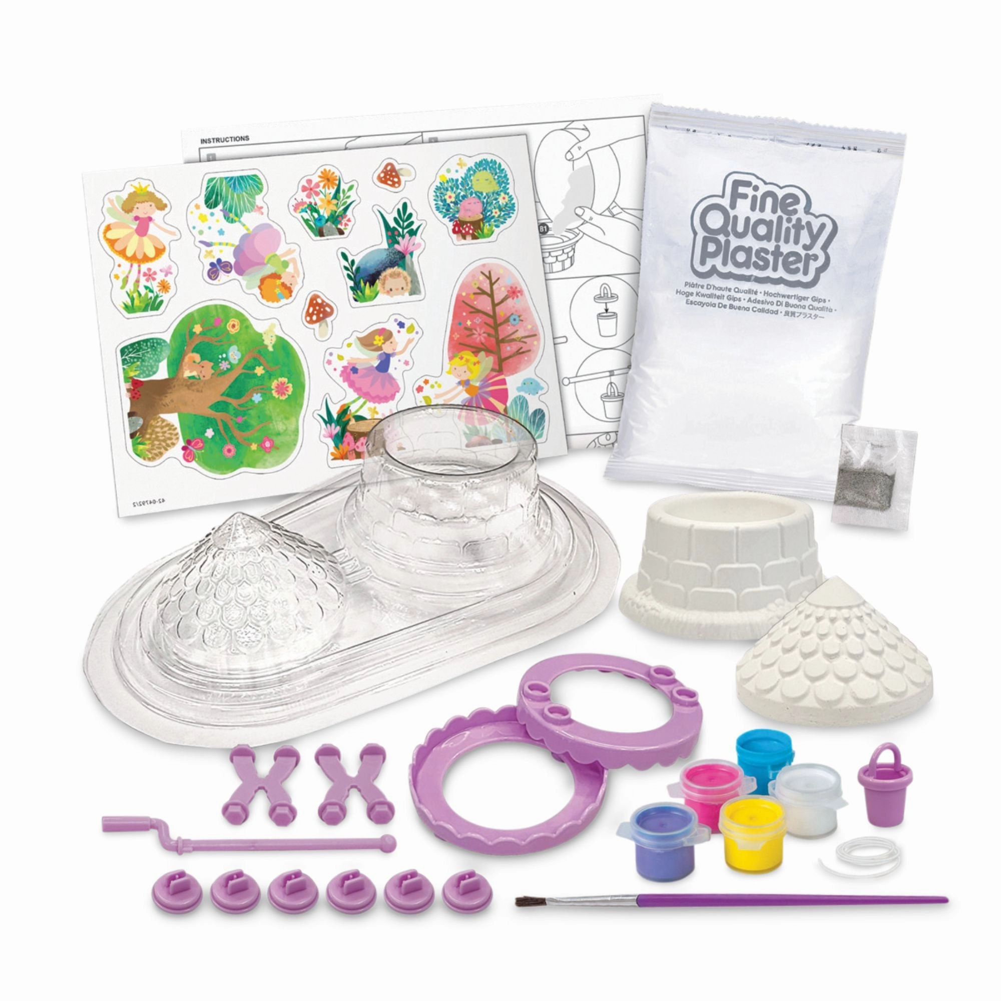 4M Kidzmaker Mould & Paint Fairy Wishing Well