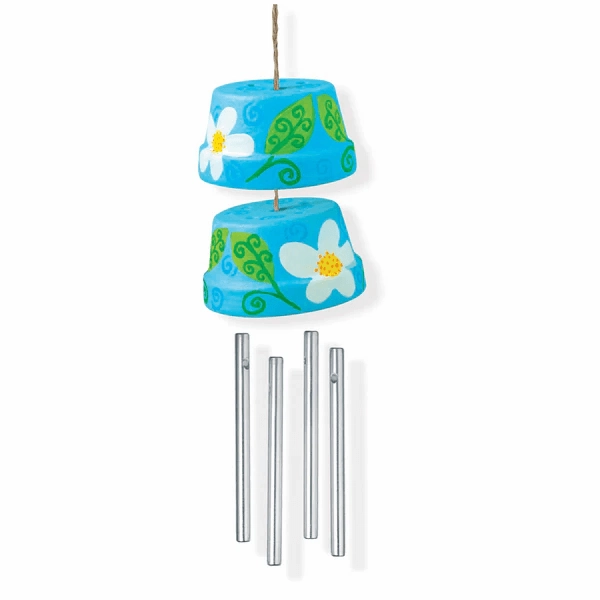 4M Make and Paint Your Own Terracotta Wind Chime Kit for Ages 8 and Up
