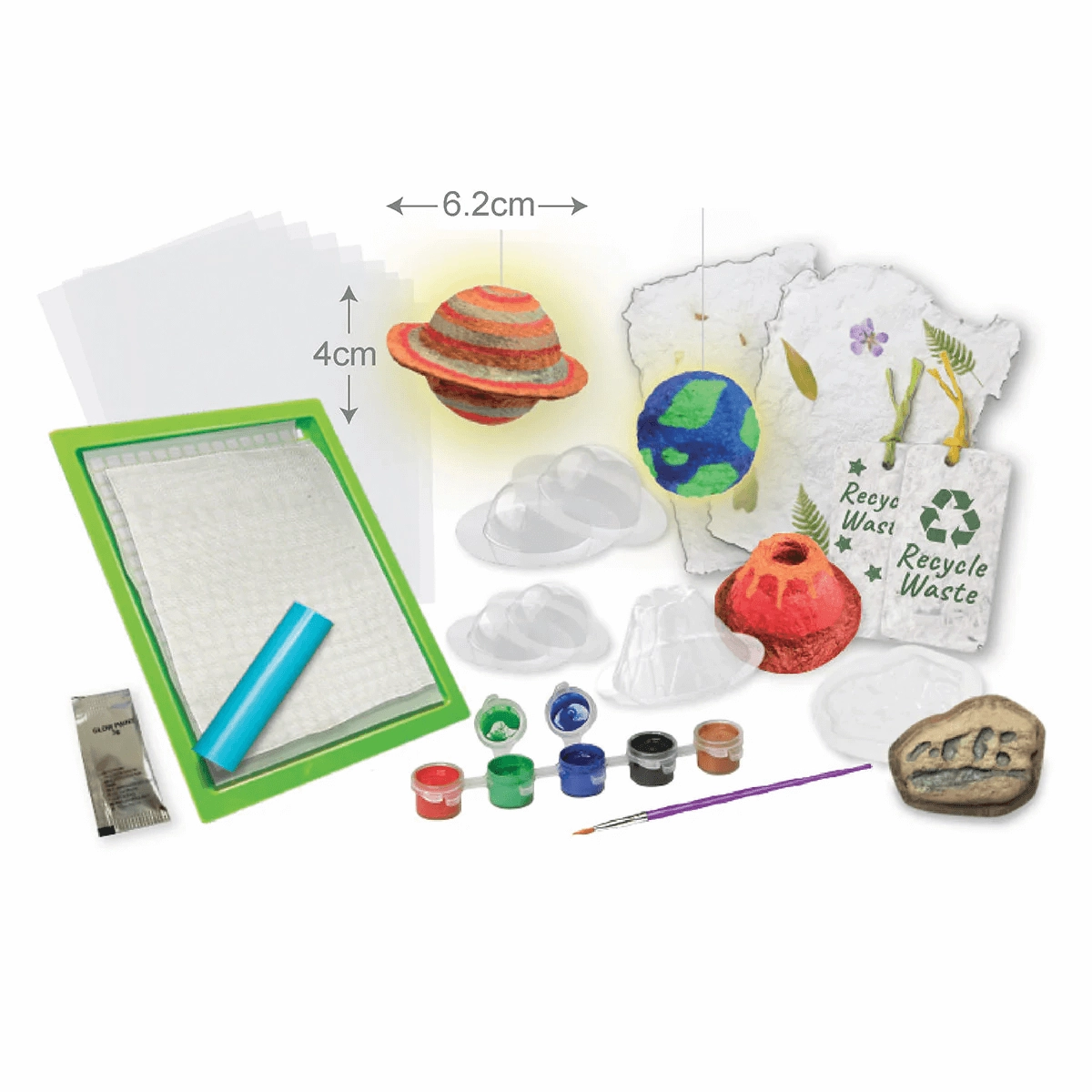4M STEAM Powered Kids Green Science Paper Making Kit for Ages 5 and Up