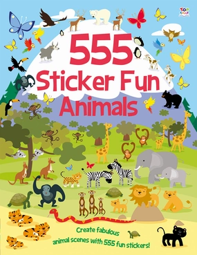 555 Sticker Fun Animals Activity Book