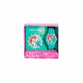 ACCUTIME TIME TEACHER WATCH DISNEY PRINCESS ARIEL