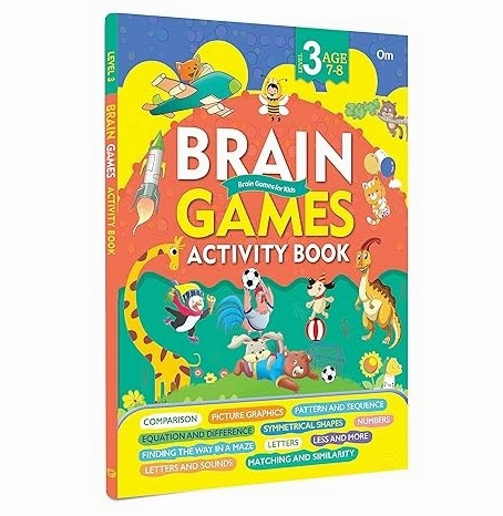 Activity Book: Brain Games Activity Book Level 3 [Paperback] Om Books Editorial Team