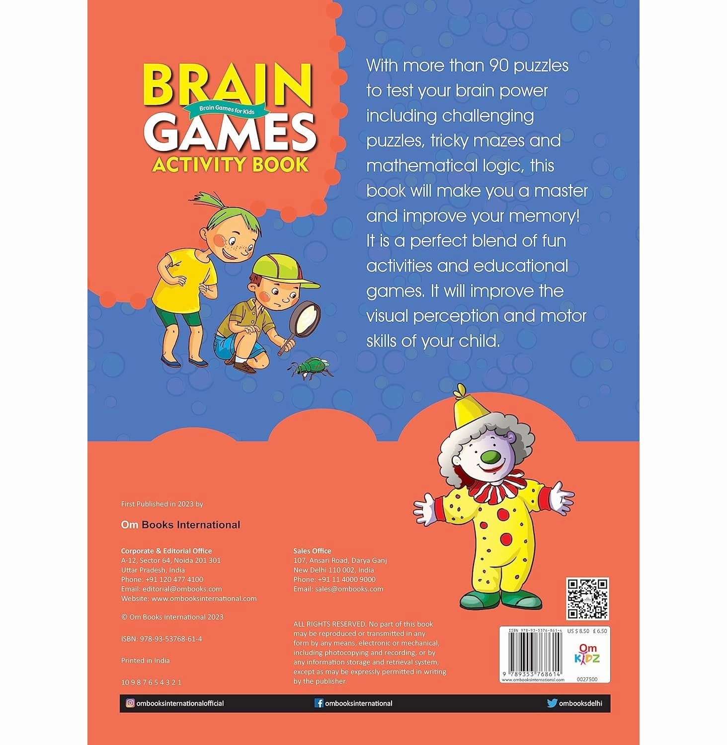 Activity Book: Brain Games Activity Book Level 3 [Paperback] Om Books Editorial Team