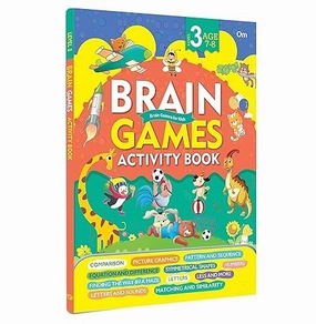 Activity Book: Brain Games Activity Book Level 3 [Paperback] Om Books Editorial Team