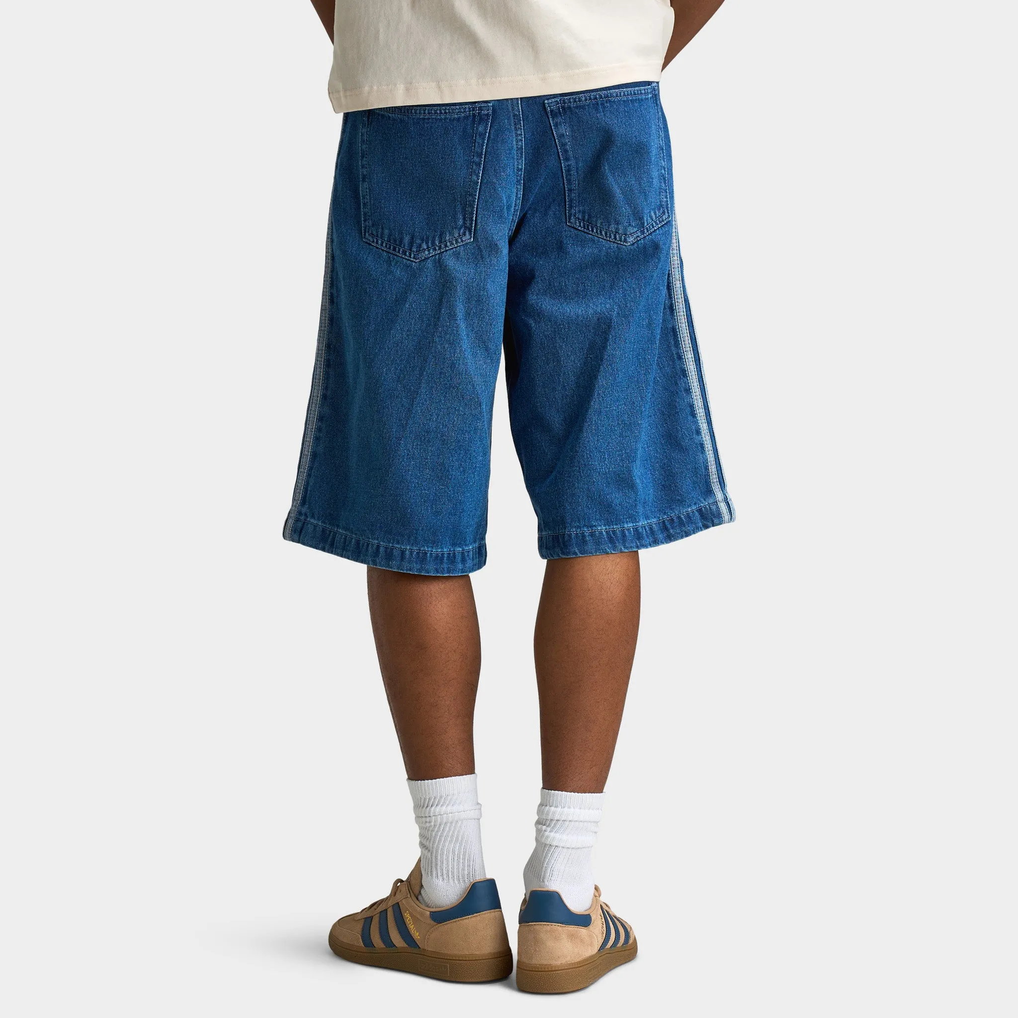 Adidas Adidas Adicolor Denim Firebird Shorts / Blue