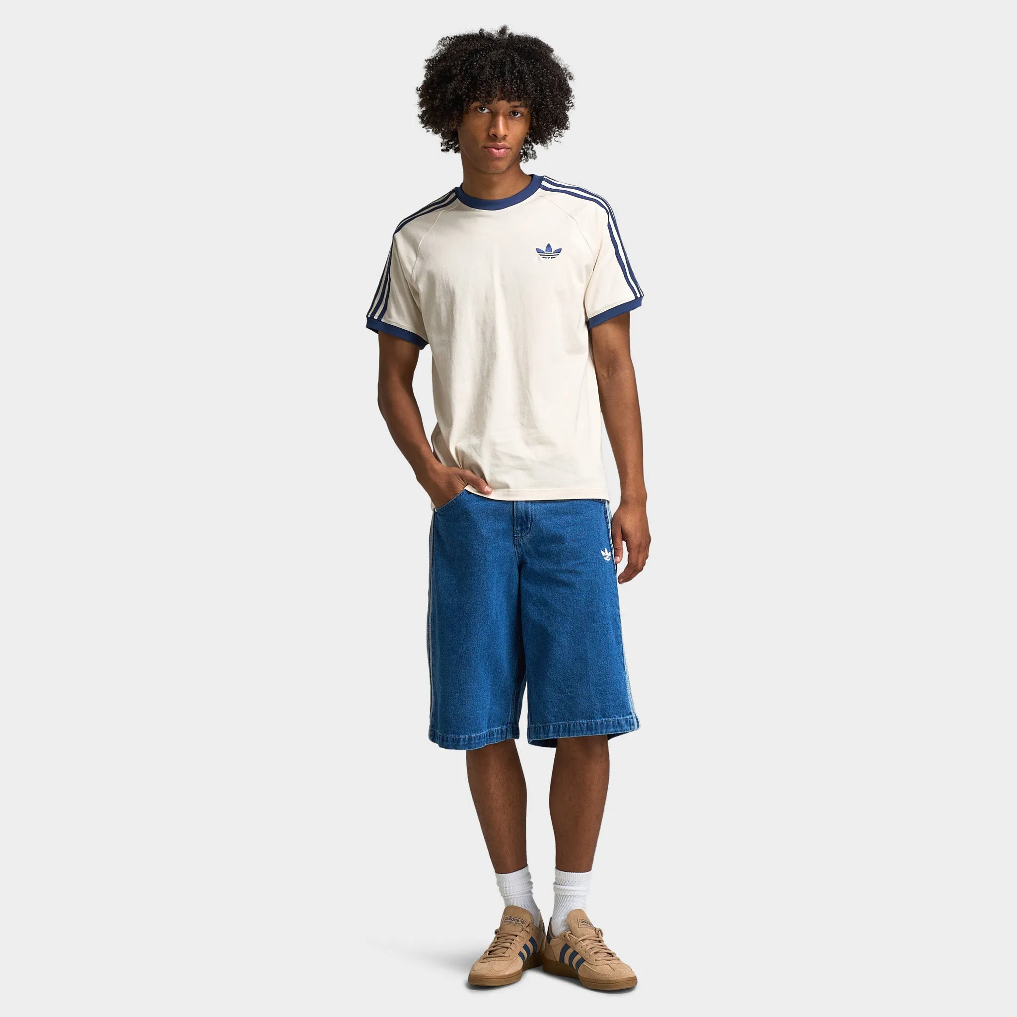Adidas Adidas Adicolor Denim Firebird Shorts / Blue