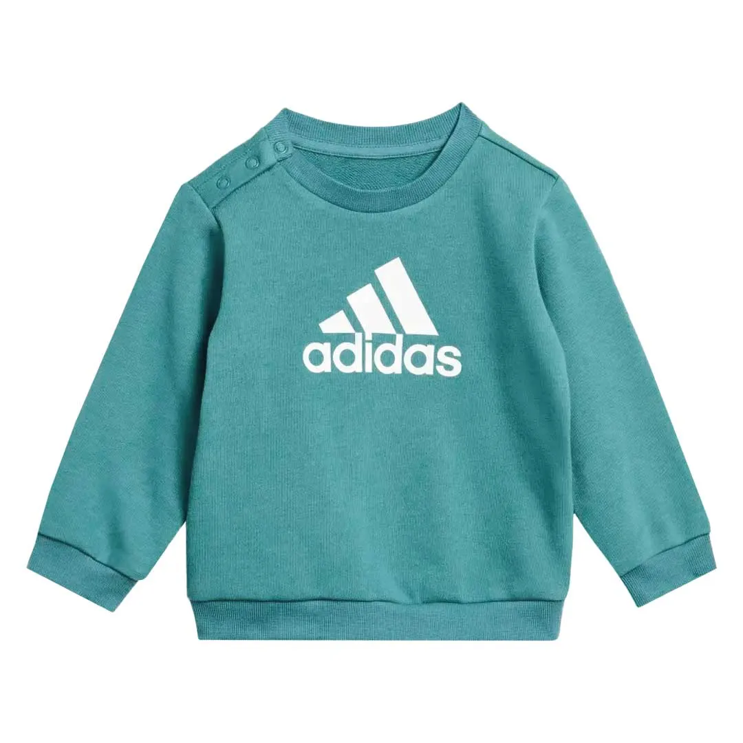 adidas - Kids' (Infant & Toddler) Badge of Sport French Terry Crew & Jogger Set (IK3108)