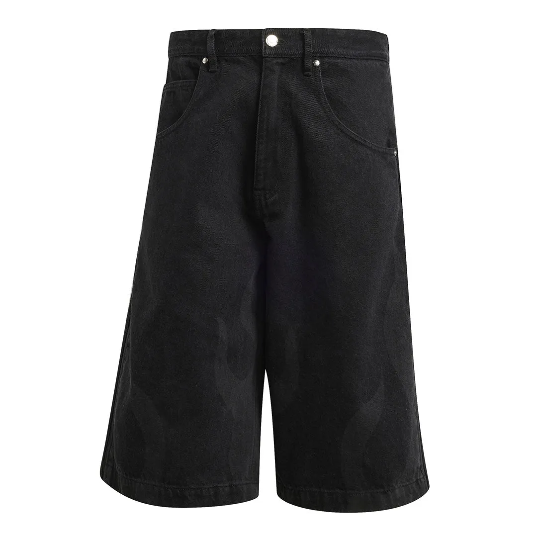 adidas - Men's Flames Denim Shorts (IS0217)