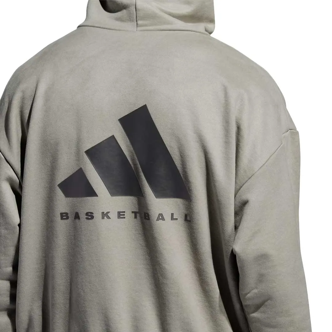 adidas - Unisex Basketball Sueded Hoodie (IN7707)