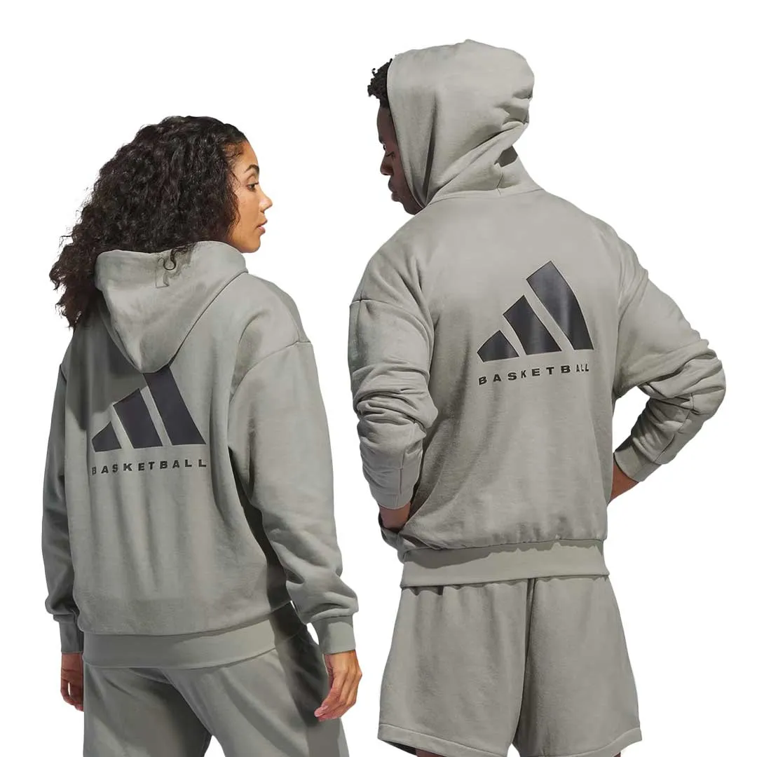 adidas - Unisex Basketball Sueded Hoodie (IN7707)