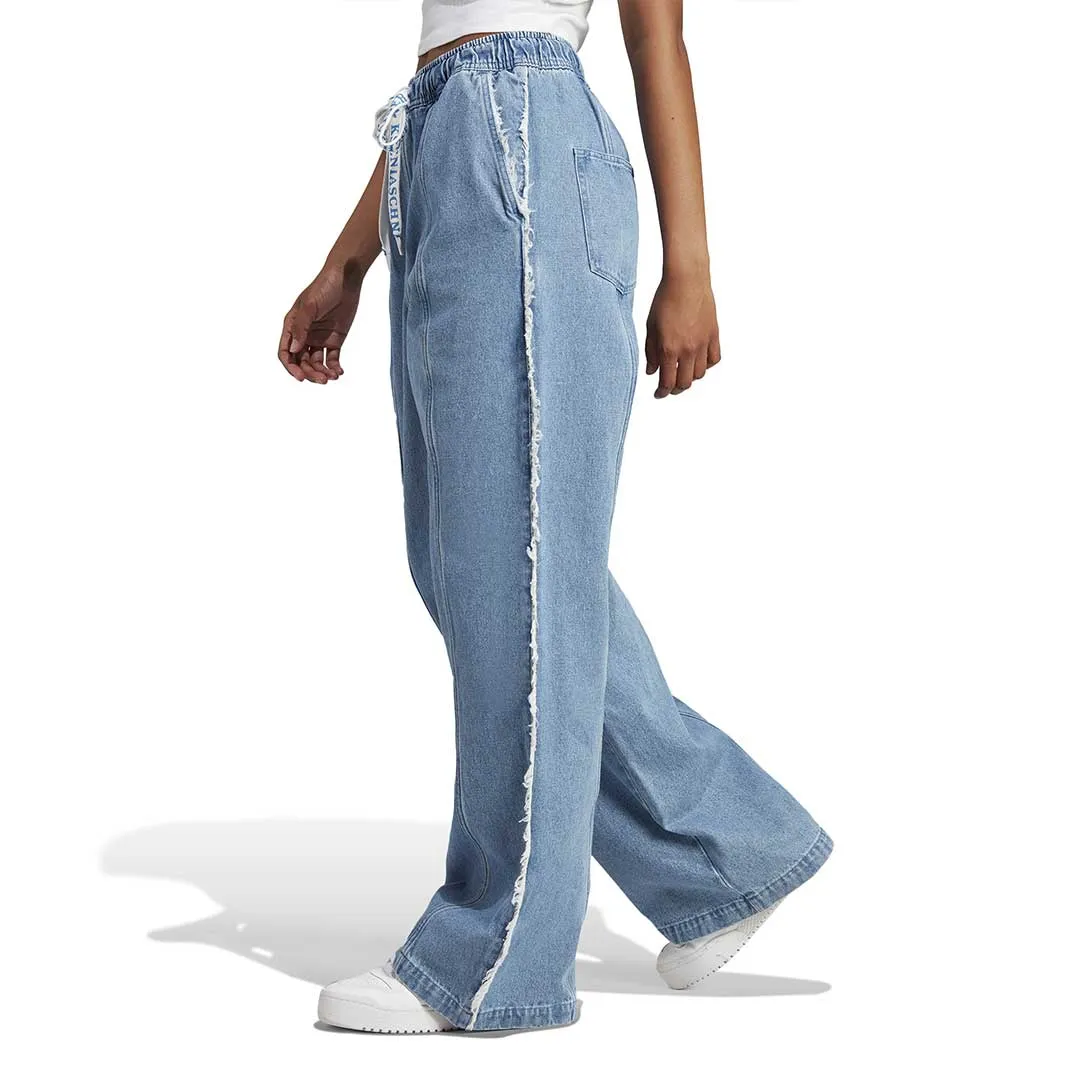 adidas - Women's adidas Originals x Kseniaschnaider Denim Frayed Jeans (II5704)