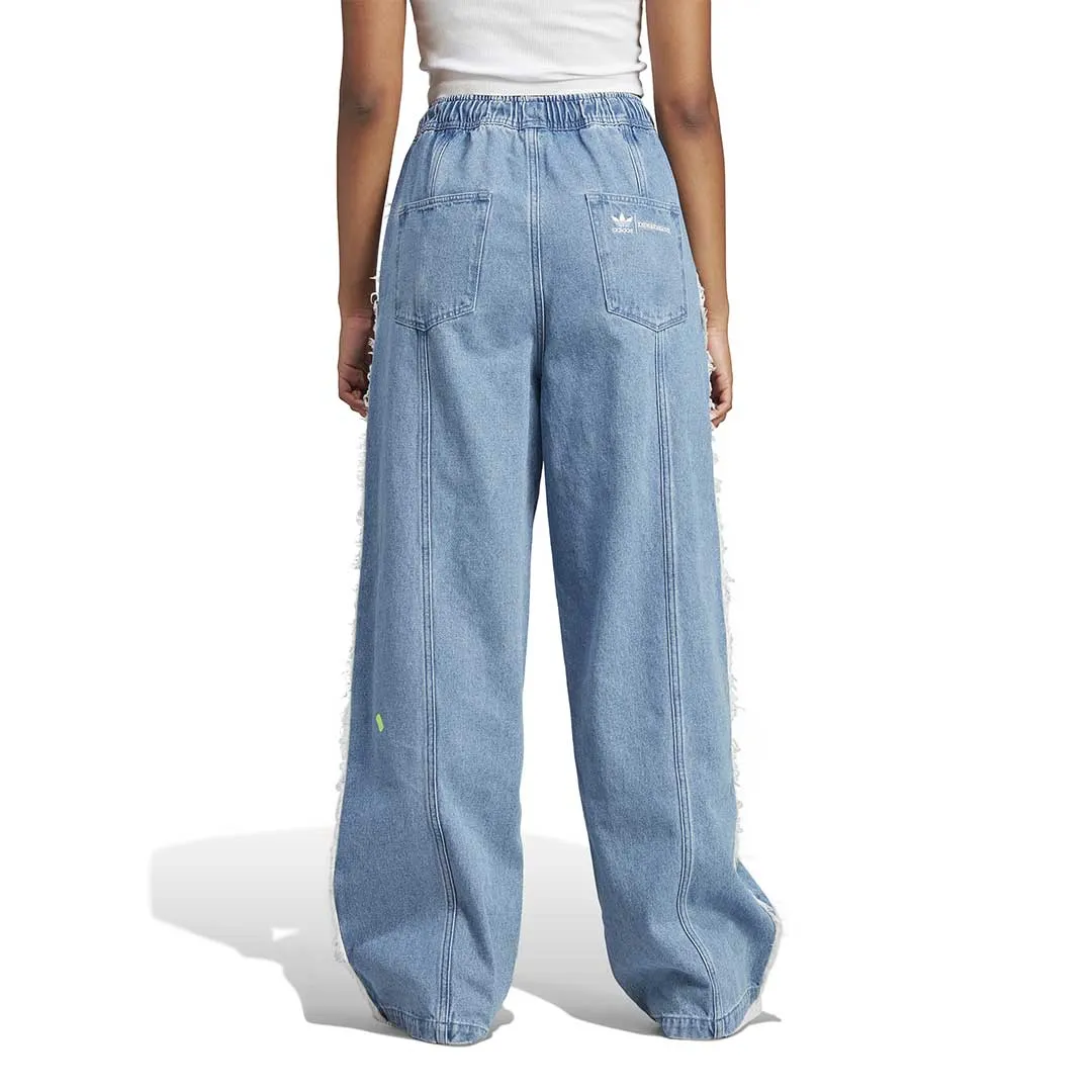 adidas - Women's adidas Originals x Kseniaschnaider Denim Frayed Jeans (II5704)
