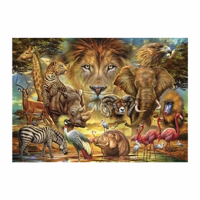 African Wildlife 1000 Piece Puzzle