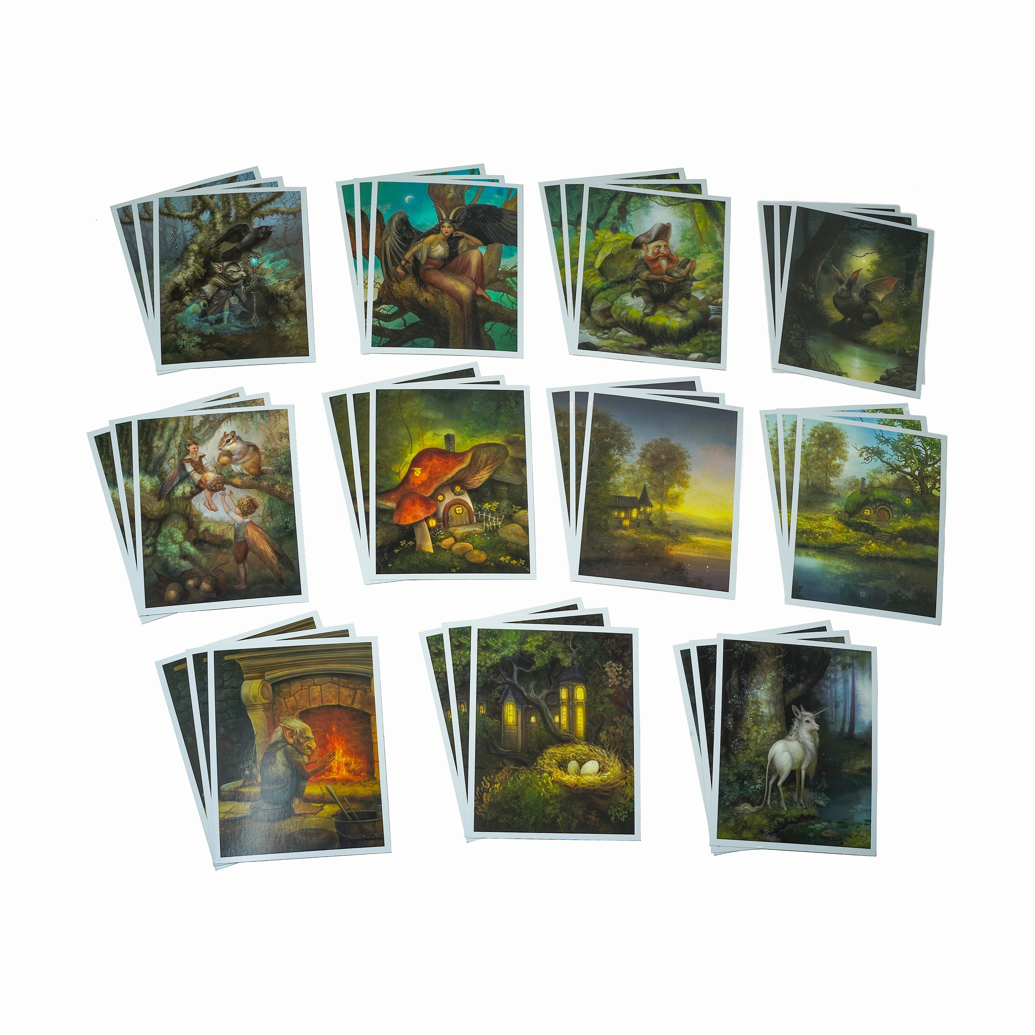Annie Stegg Gerard's Enchanted Faeries & Magical Creatures Postcard Collection