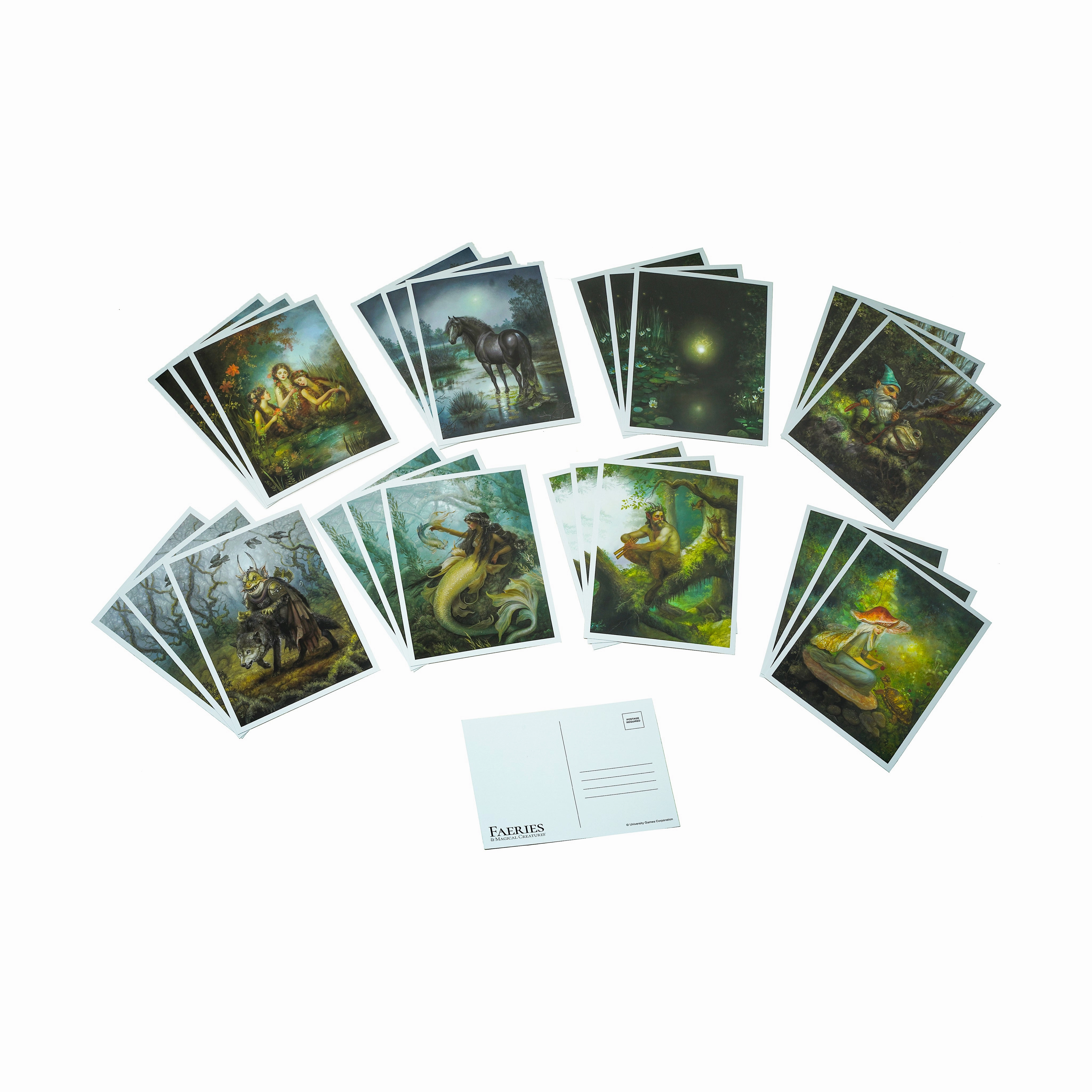 Annie Stegg Gerard's Enchanted Faeries & Magical Creatures Postcard Collection