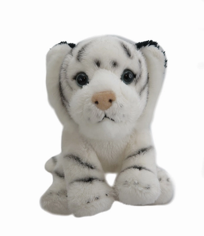 Antics Soft Touch Wild Animals 15cm Baby White Tiger