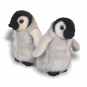 Antics Wildlife Series Emperor Penguin Chick Grey 17cm