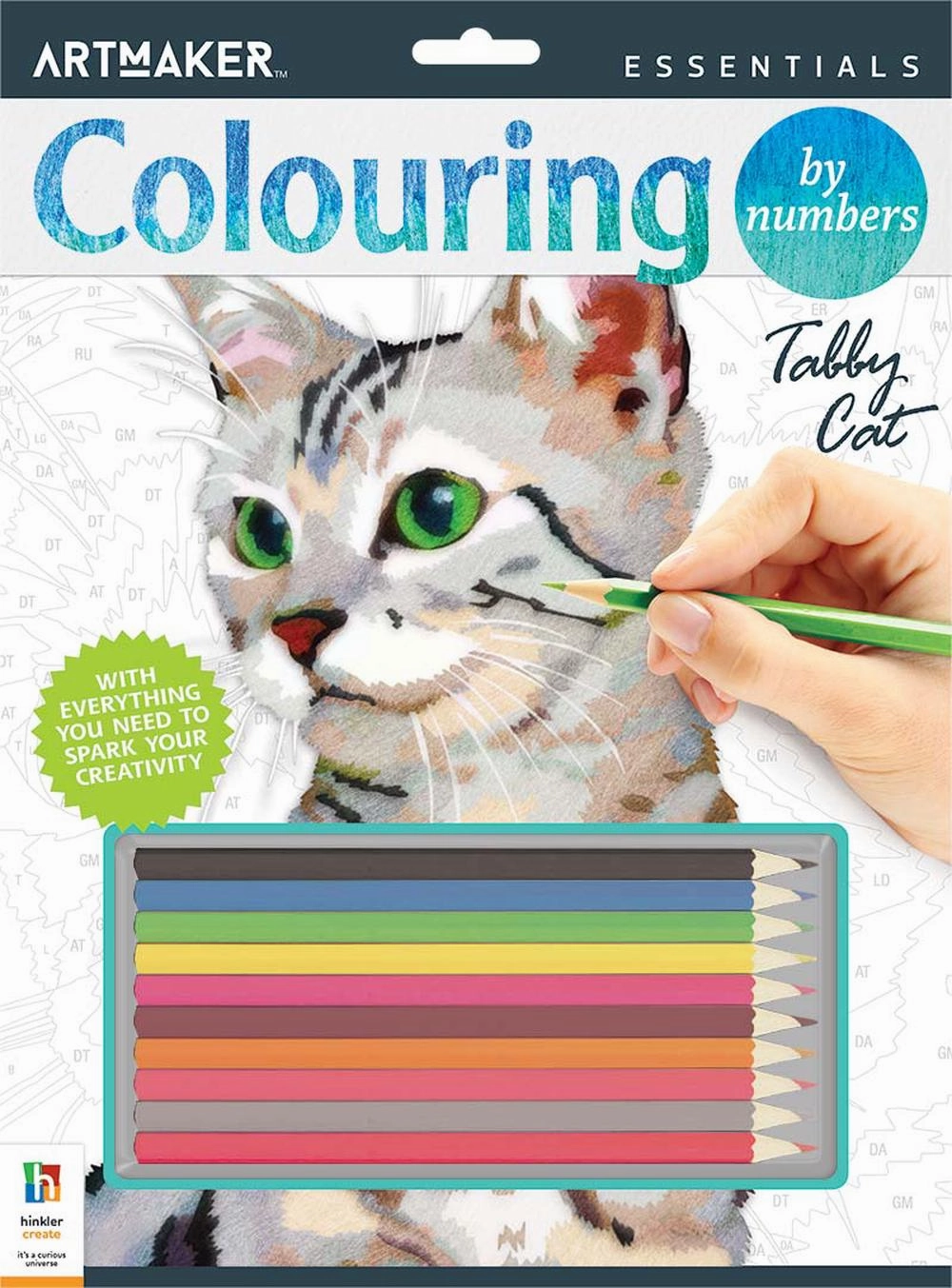 Art Maker Essentials Colour By Number: Cat