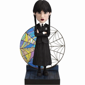 Artistic Stained Glass 6.75-Inch Bobblehead - Wednesday Elegance Series