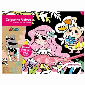 Avenir Colouring Velvet Princess And Her Garden
