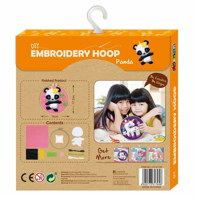 Avenir Diy Embroidery Hoop Panda