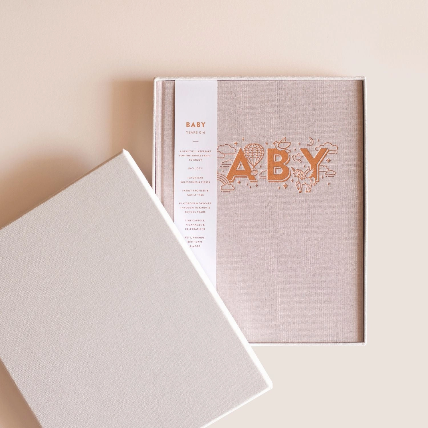 Baby Book - Gift boxed, Birth-6 Years - assorted