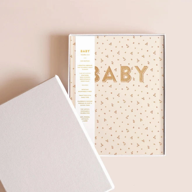 Baby Book - Gift boxed, Birth-6 Years - assorted
