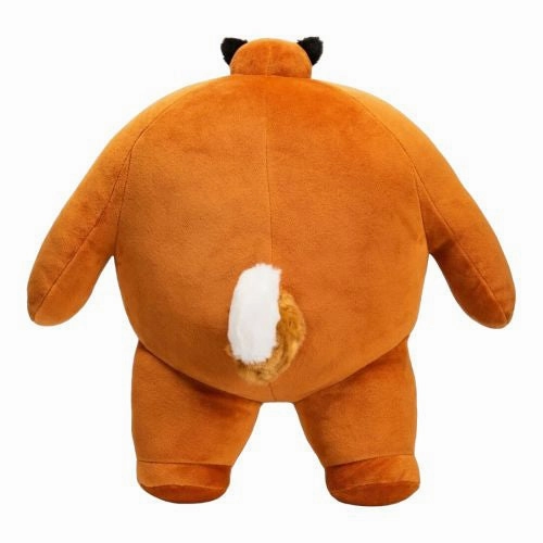 Bagstock Tiny Headed Plush Fox 15 Inch - Vibrant Orange