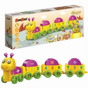 BanBao Caterpillar Numbers Learning Set - 35 pcs - STEM Toy