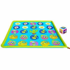 Banzai 64 Inch Playmat & Twist 'N Turn Challenge Sprinkler Game - Outdoor Fun