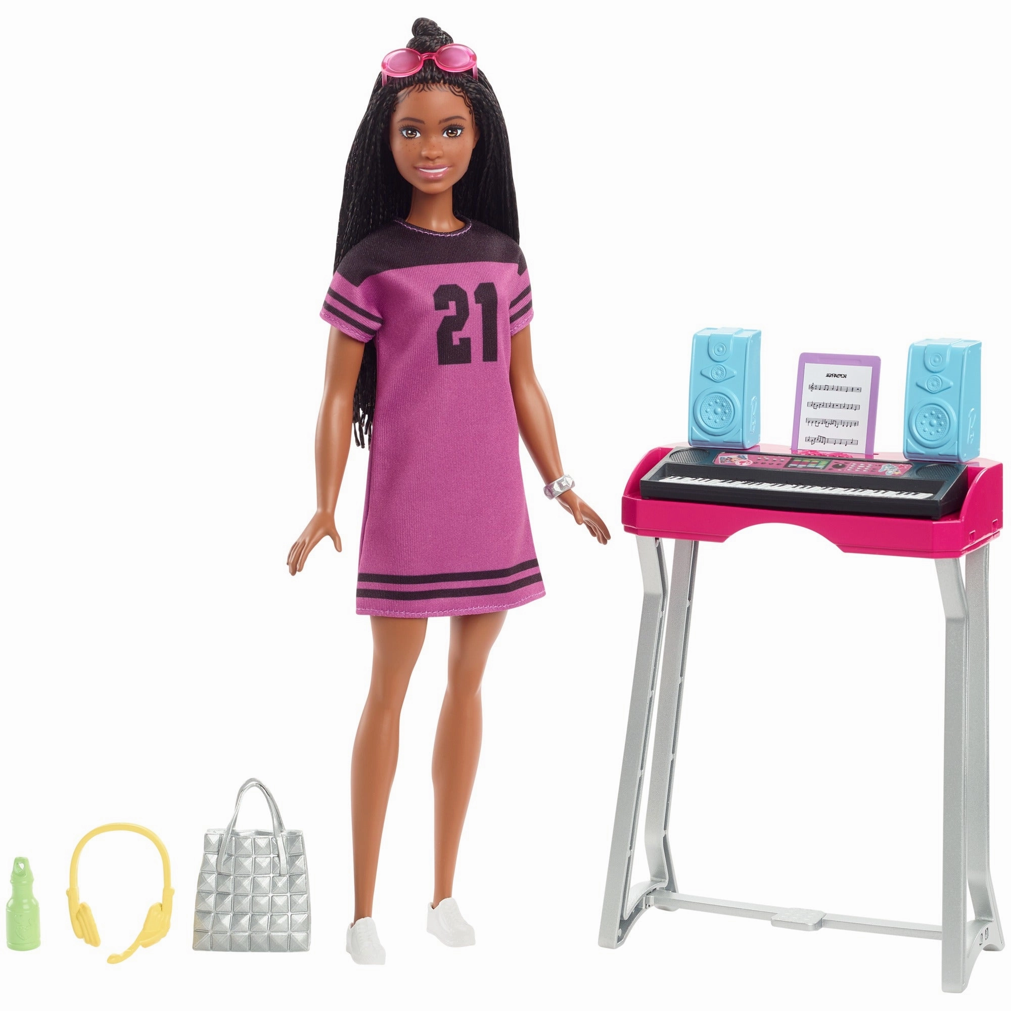 Barbie Big City Big Dreams Playset And Doll Brooklyn Recording Studio