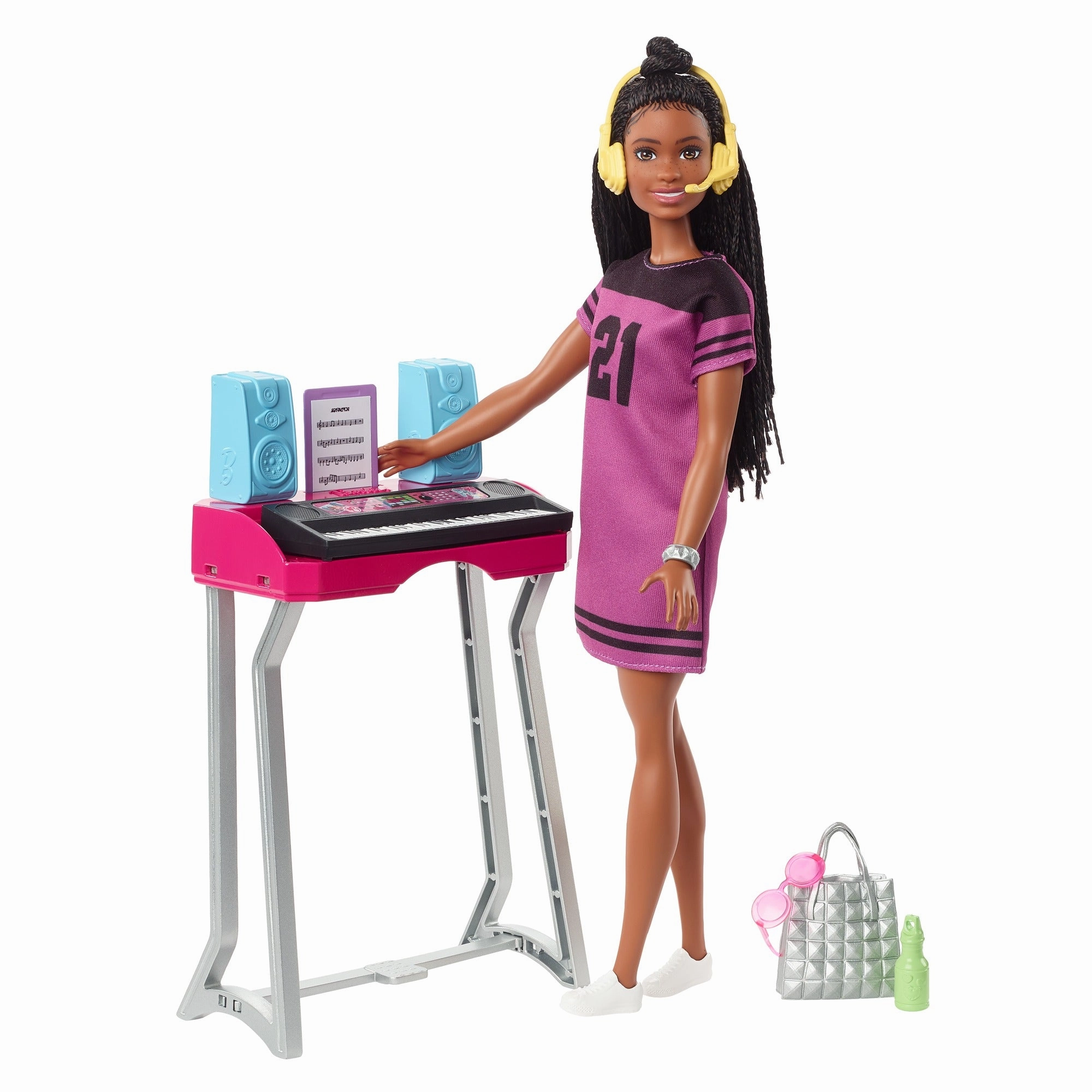 Barbie Big City Big Dreams Playset And Doll Brooklyn Recording Studio