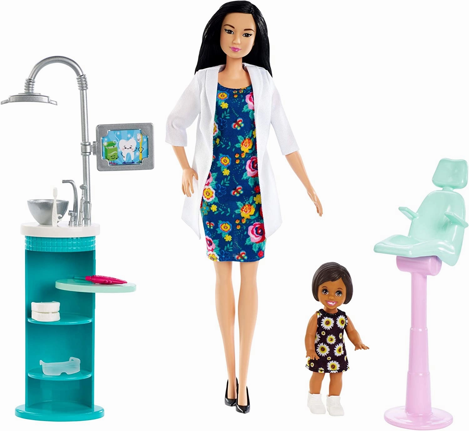 Barbie Career Doll & Playset - Dentist Brunette
