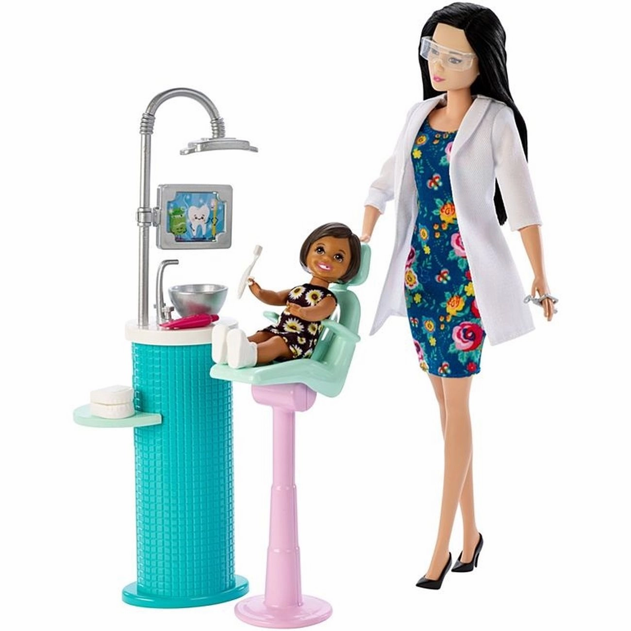 Barbie Career Doll & Playset - Dentist Brunette