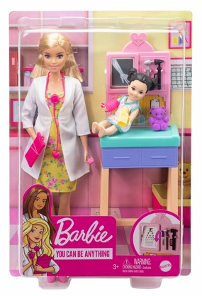 Barbie Career Doll & Playset - Pediatrician Blonde