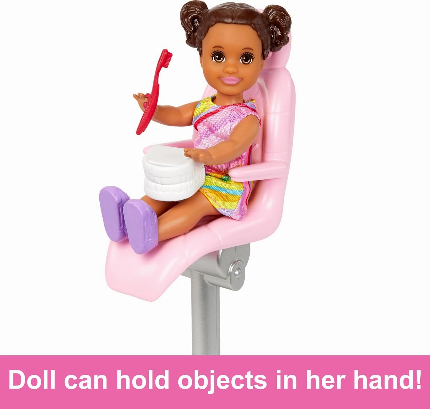 Barbie Careers Blonde Hair Dentist Doll and Playset with Accessories Medical Doctor Set for Kids Ages 3 