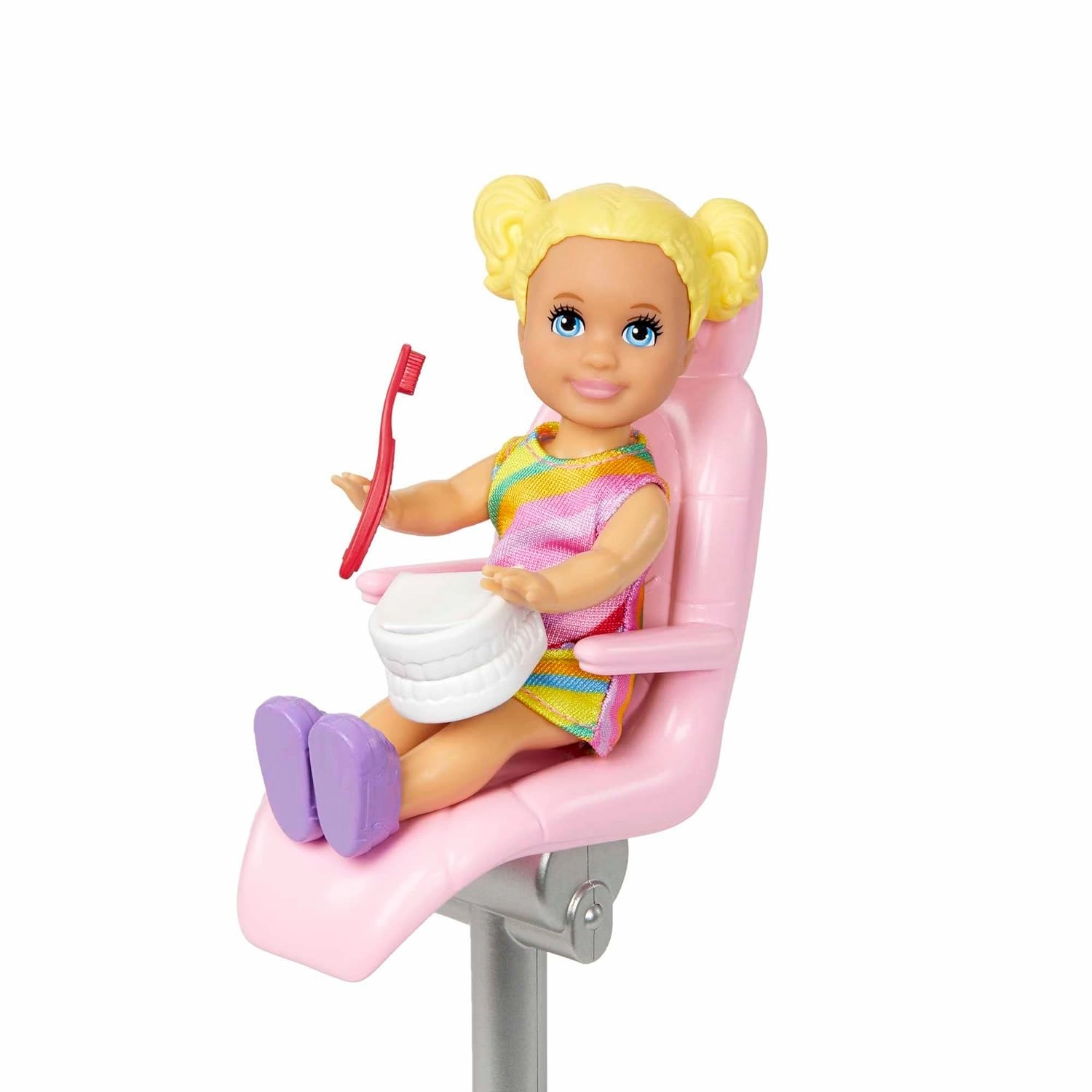 Barbie Careers Brown Hair Dentist Doll and Playset with Accessories Medical Doctor Set for Kids Ages 3 