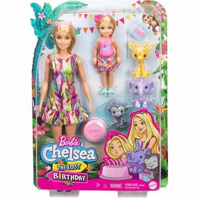 Barbie Chelsea & The Lost Birthday Dolls And Pets Set