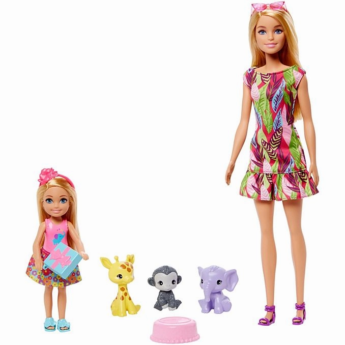 Barbie Chelsea & The Lost Birthday Dolls And Pets Set